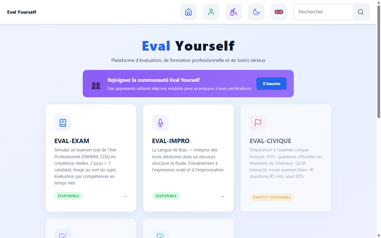 Eval Yourself preview