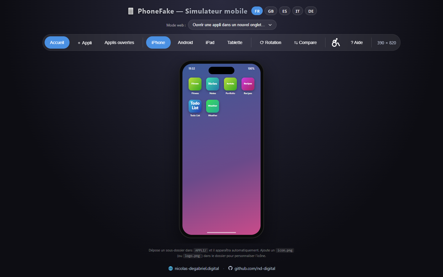 PhoneFake preview